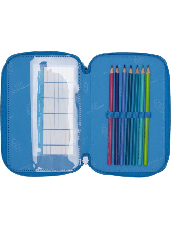 BECKMANN Beckmann 3-Fächrige Federmappe Ocean günstig kaufen onesize
