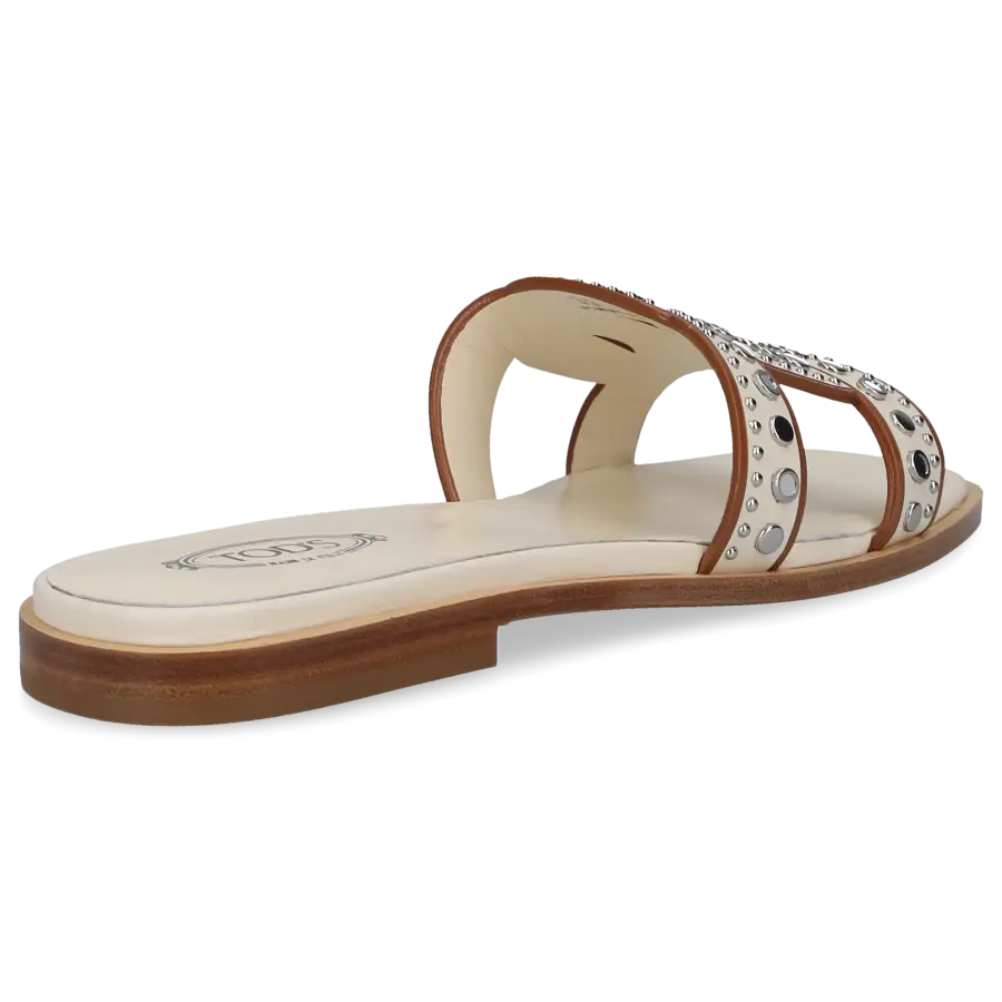 Tod's - Pantoletten KATE Kalbsleder - beige
