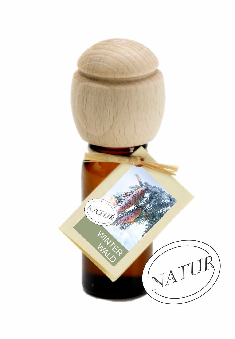 Traumduft-Manufaktur Raumduft Winterwald (1-St), Piccolino Duftöl Raumduft für Aromatherapie Diffusor Naturöl 10 ml