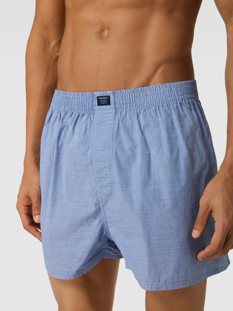 Boxershorts aus Baumwolle im 3er-Pack in royalblau