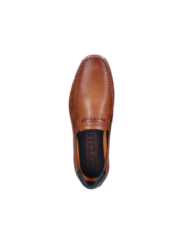 Bugatti Mokassin in cognac günstig kaufen