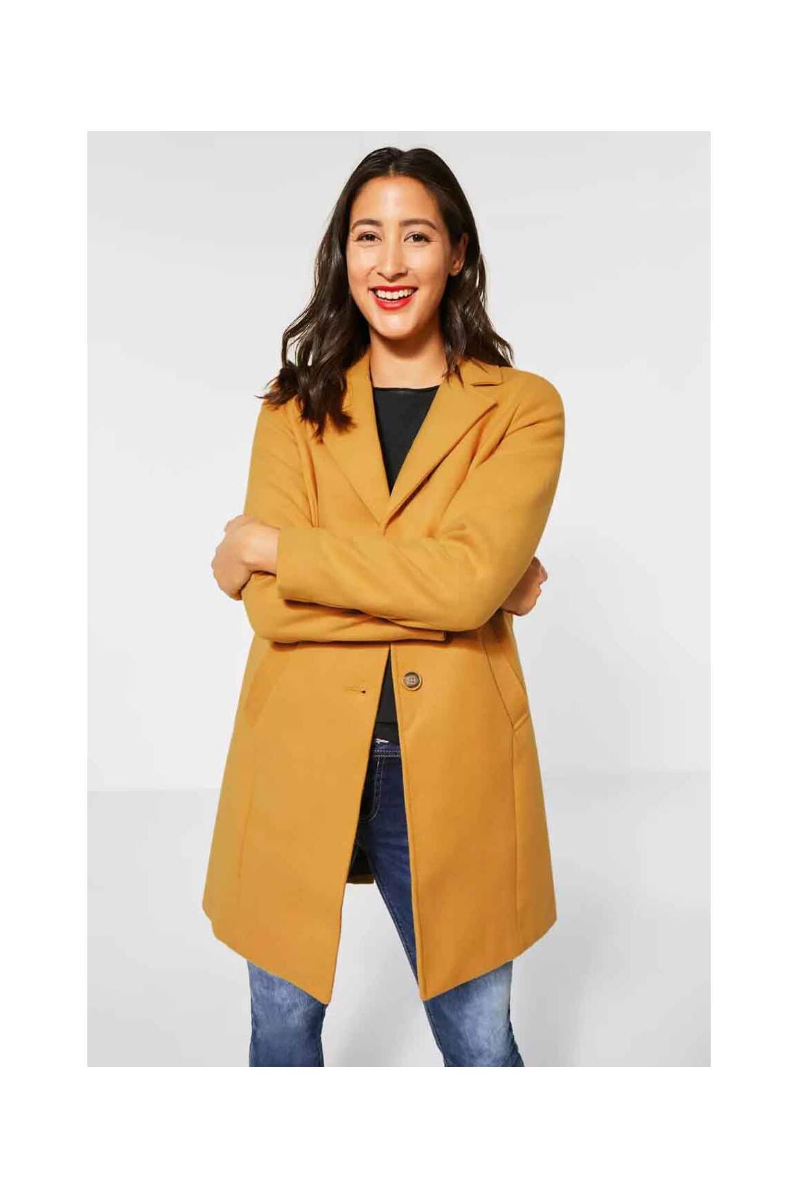 Street One Manteaux Longs Femme couleur jaune