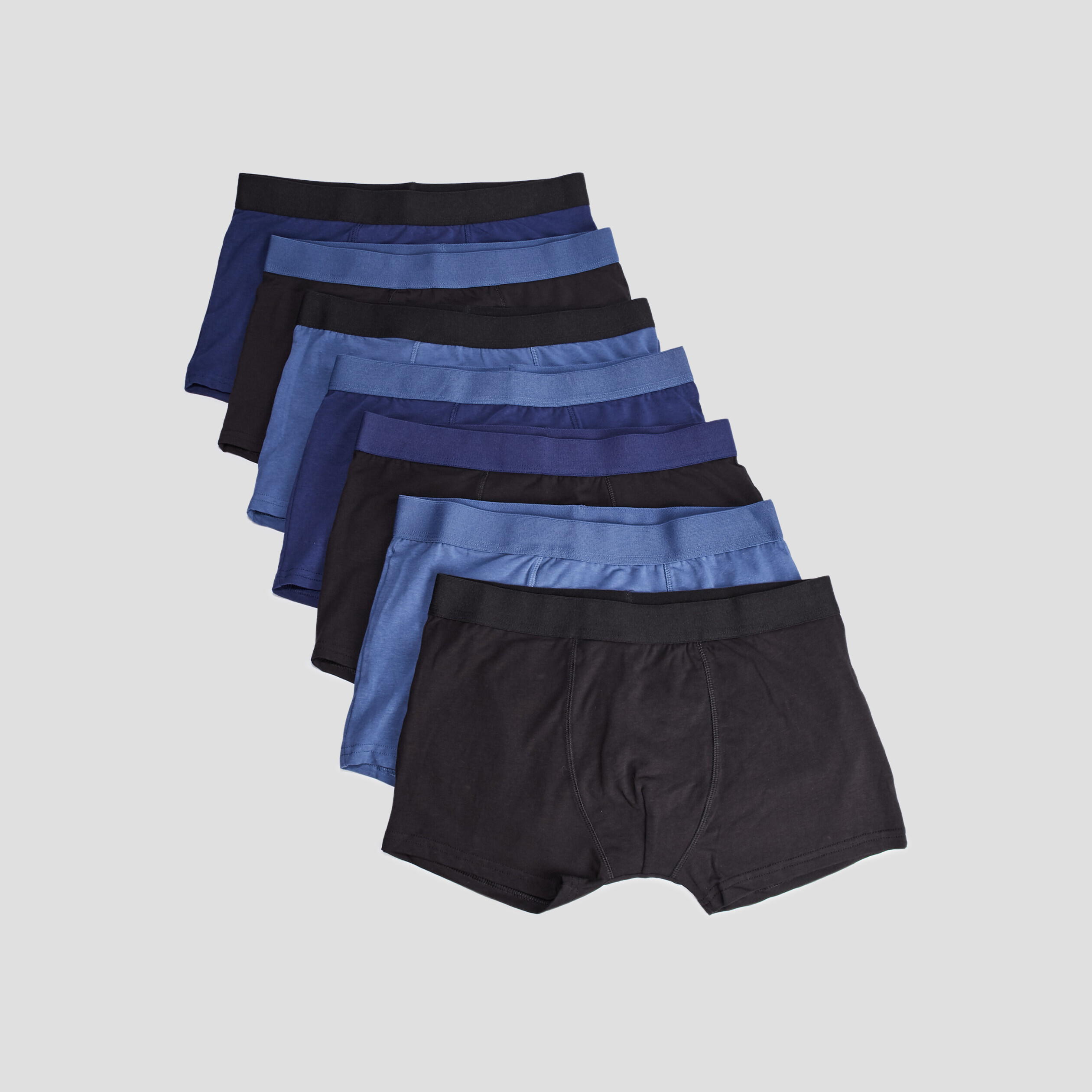 Lot 7 boxers bleu garçon | La Halle