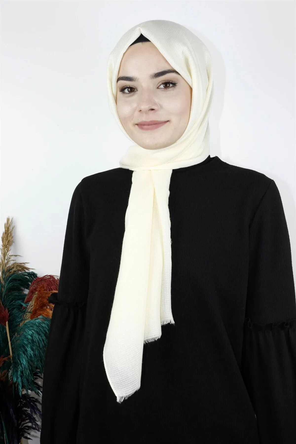 Aker  Sport-Glitzerschal – 1041brl-912 – Creme
