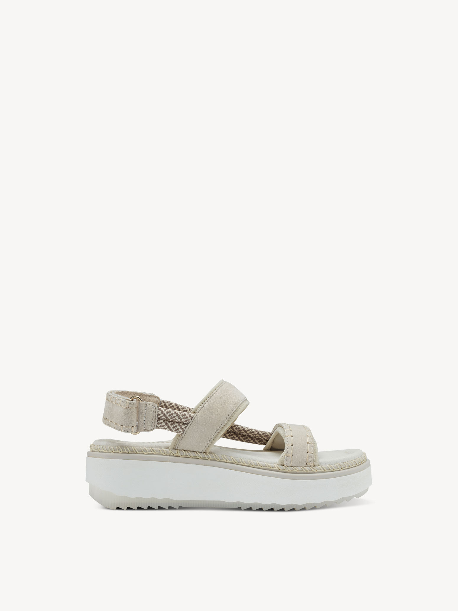 Sandale à talon - beige