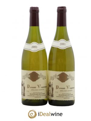 Pernand-Vergelesses Domaine Jeanniard Boudier 2001 - Lot de 2 Bouteilles