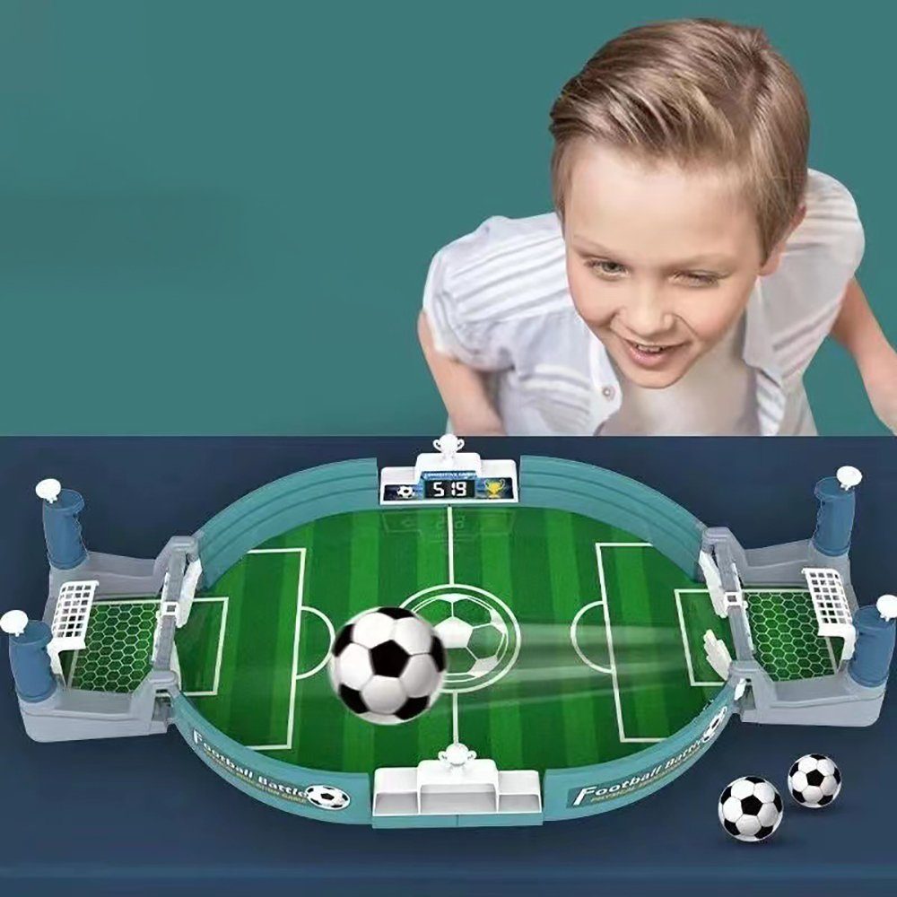 Atoy Mini-Tischkicker Tischfußball-Eltern-Kind-Interaktionsspiel, Mini-Tischfußball, Kommt mit 2 Fußbällen, geeignet für Kinder und Erwachsene