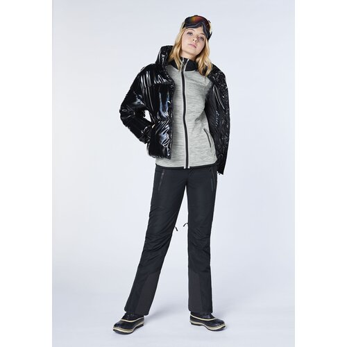 FLEECEJACKE MIT FIGURBETONTEM SCHNITT