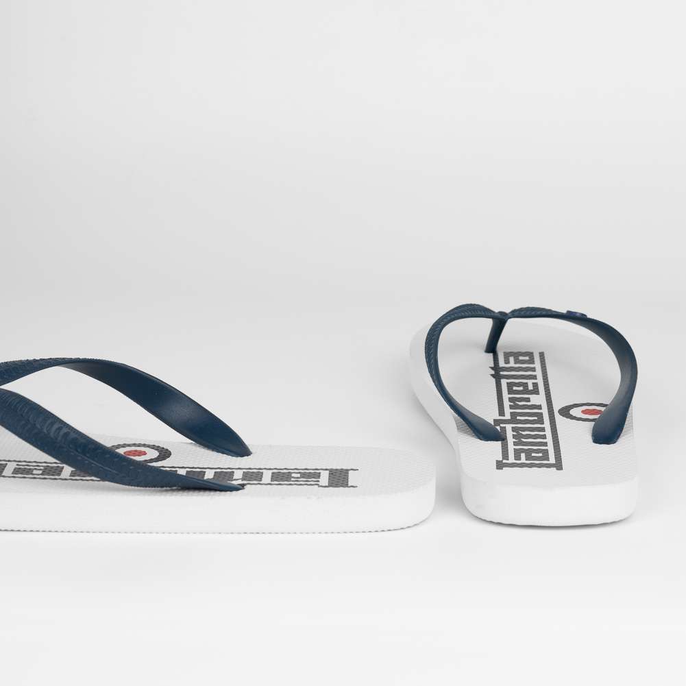 Lambretta Logo Flip Herren Zehentrenner LMB2069 Flip-White