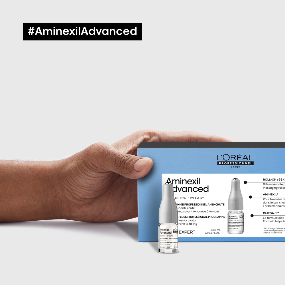 L'Oréal Professionnel Serie Expert Aminexil Advanced - Traitement anti-chute cheveux Ampoules