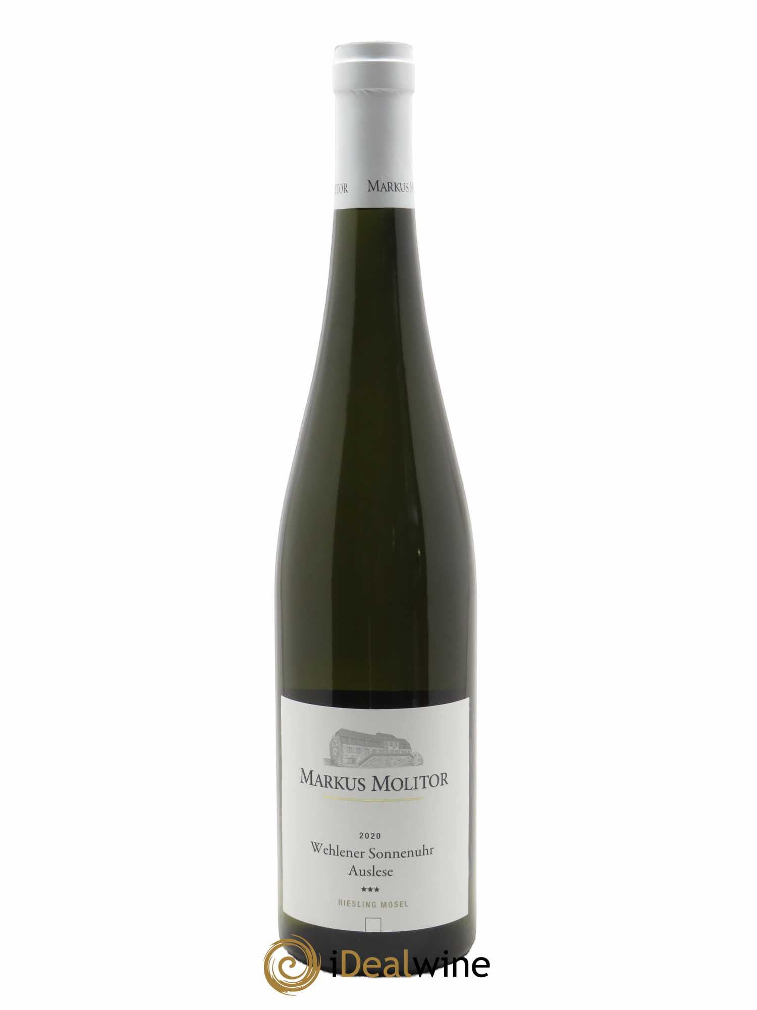 Riesling Markus Molitor Wehlener Sonnenuhr Auslese White Capsule°°°  2020 - Lot de 1 Bouteille