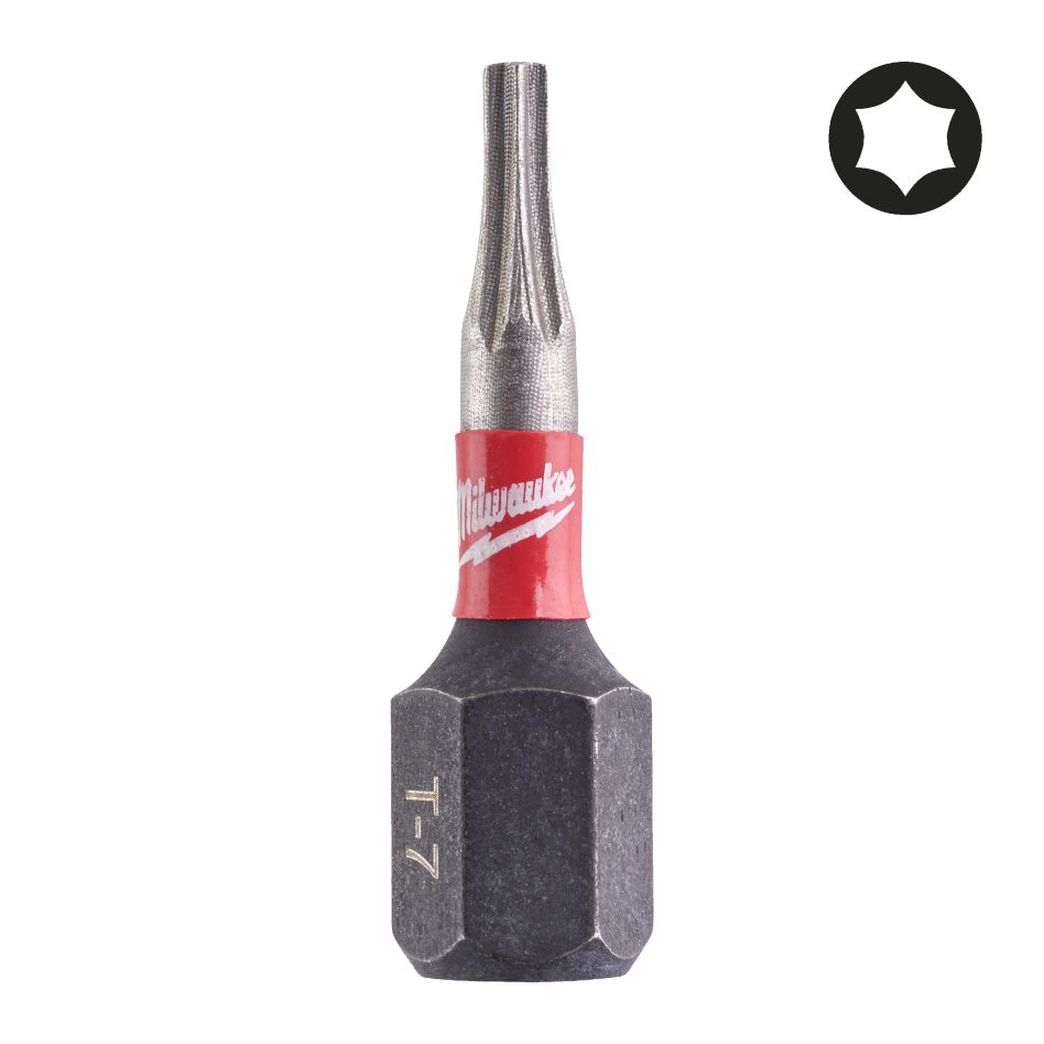 Milwaukee Zubehör 4932500367 SHOCKWAVE Schroefbit TX40 25 mm 3ST