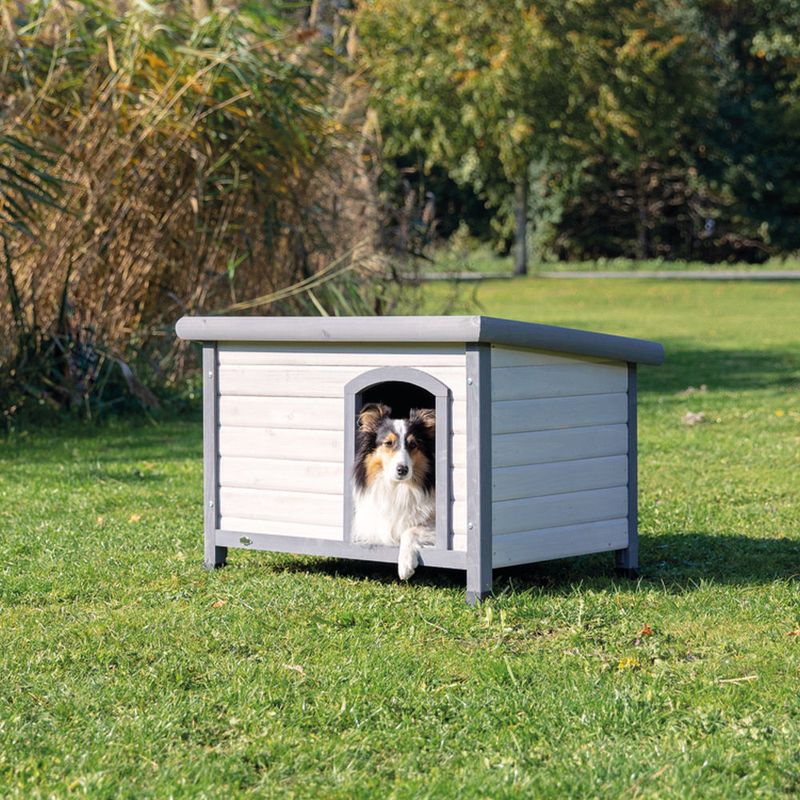 Trixie Natura Flachdach-Hundehütte zu TOP-Preisen