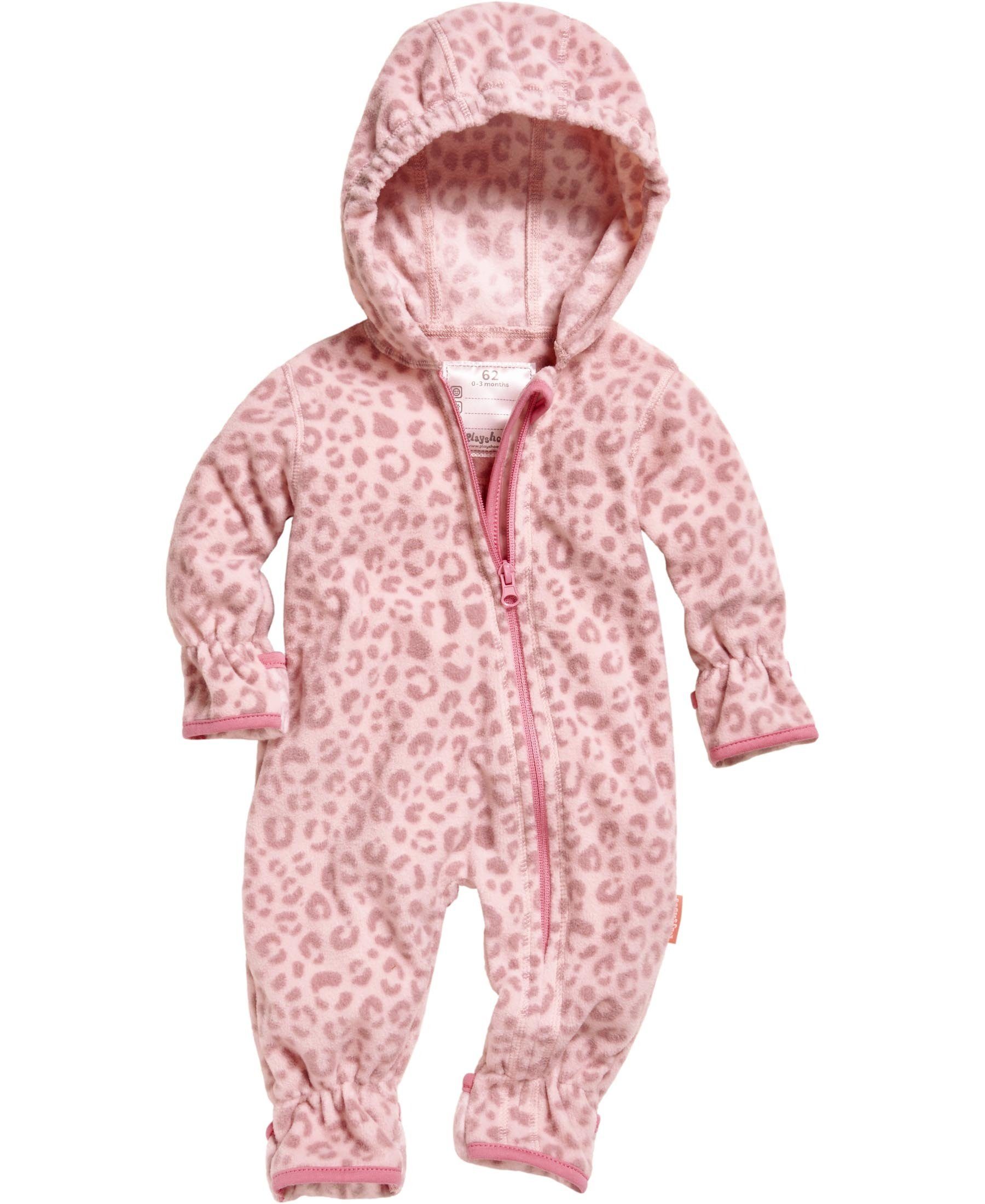 Playshoes Fleeceoverall Fleece-Overall Leo-Print