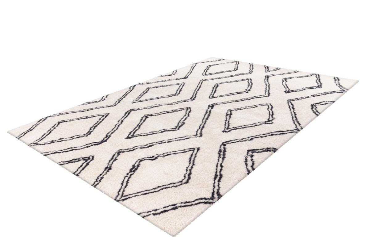 megusta Retro-Teppich Elfenbein 200cm x 290cm