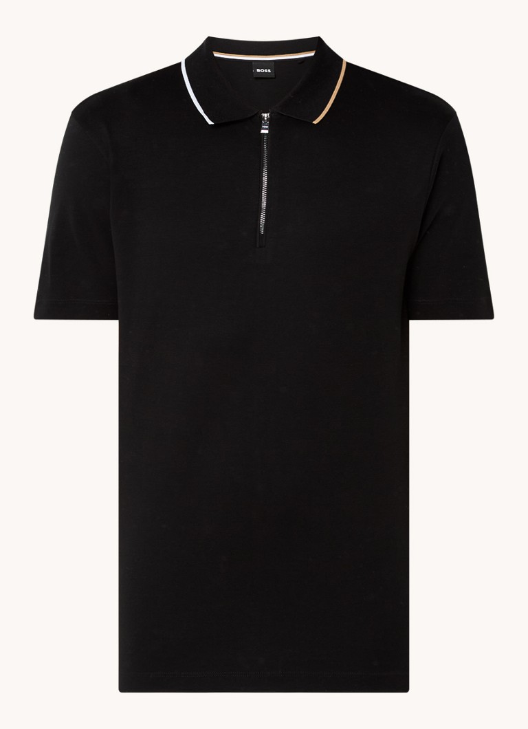 Polokošeľa HUGO BOSS C-Paras 30 s polovičným zipsom