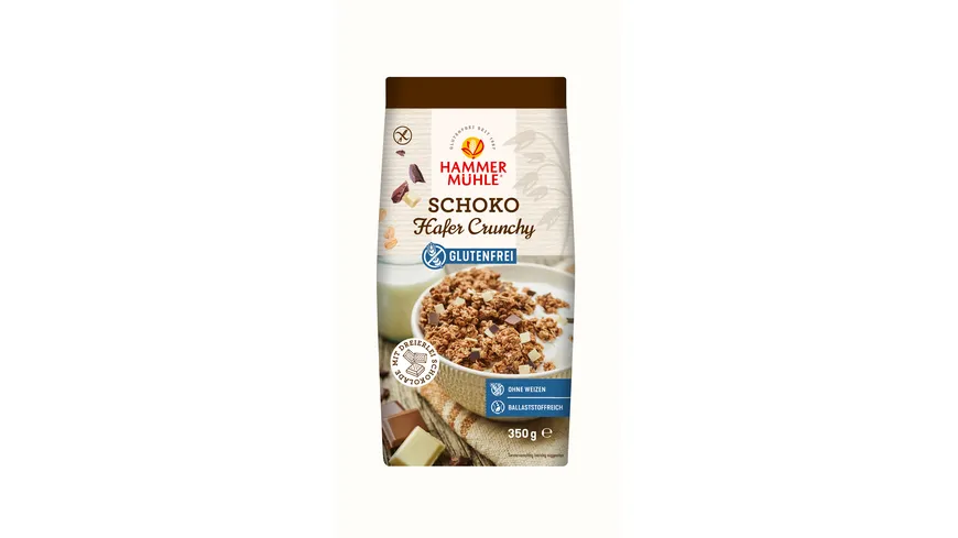 HAMMERMÜHLE Gebackenes Hafermüsli mit Schokolade und Kakao 350 g