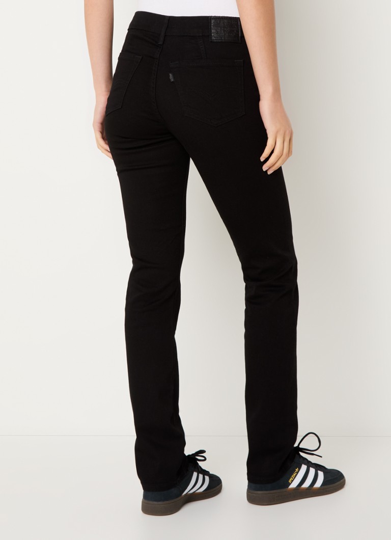 Calça jeans Levi's de cintura alta, corte slim e com elastano.