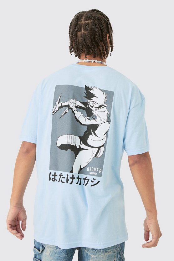 Oversize T-Shirt mit lizenziertem Naruto Anime Print