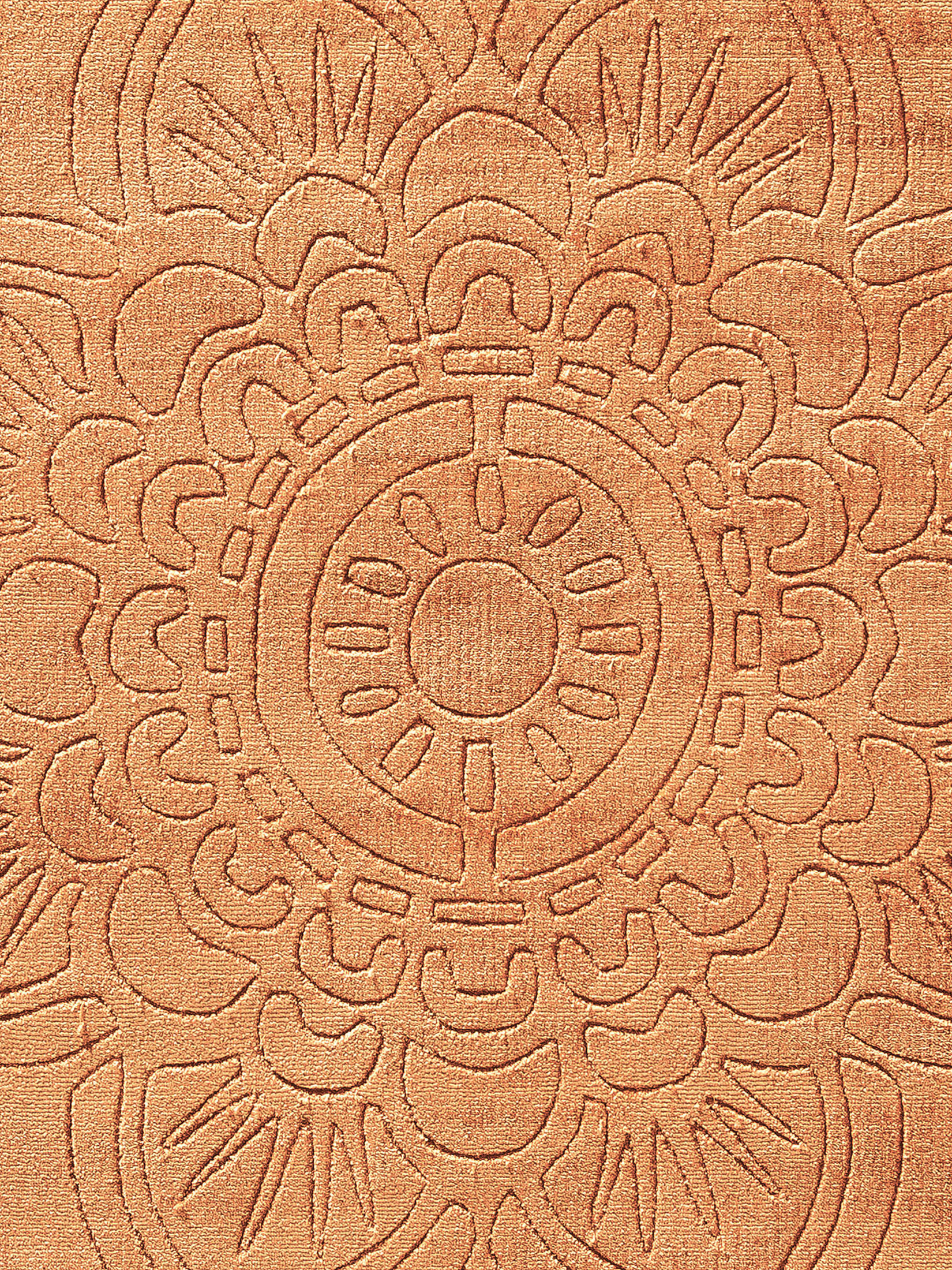Sestino Uni-Teppich, Copper
