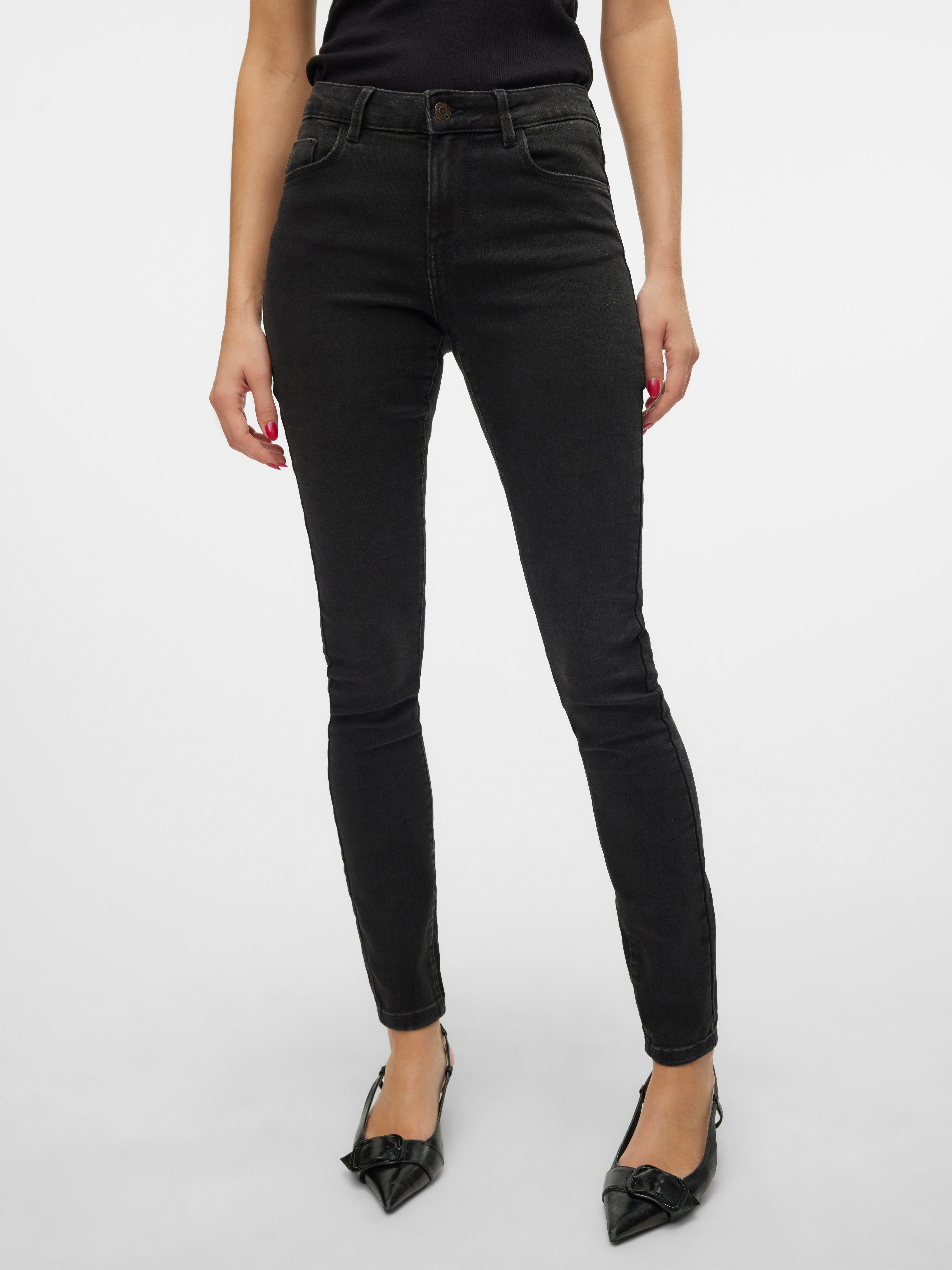 VMELLY Mid Rise Skinny Fit Jeans