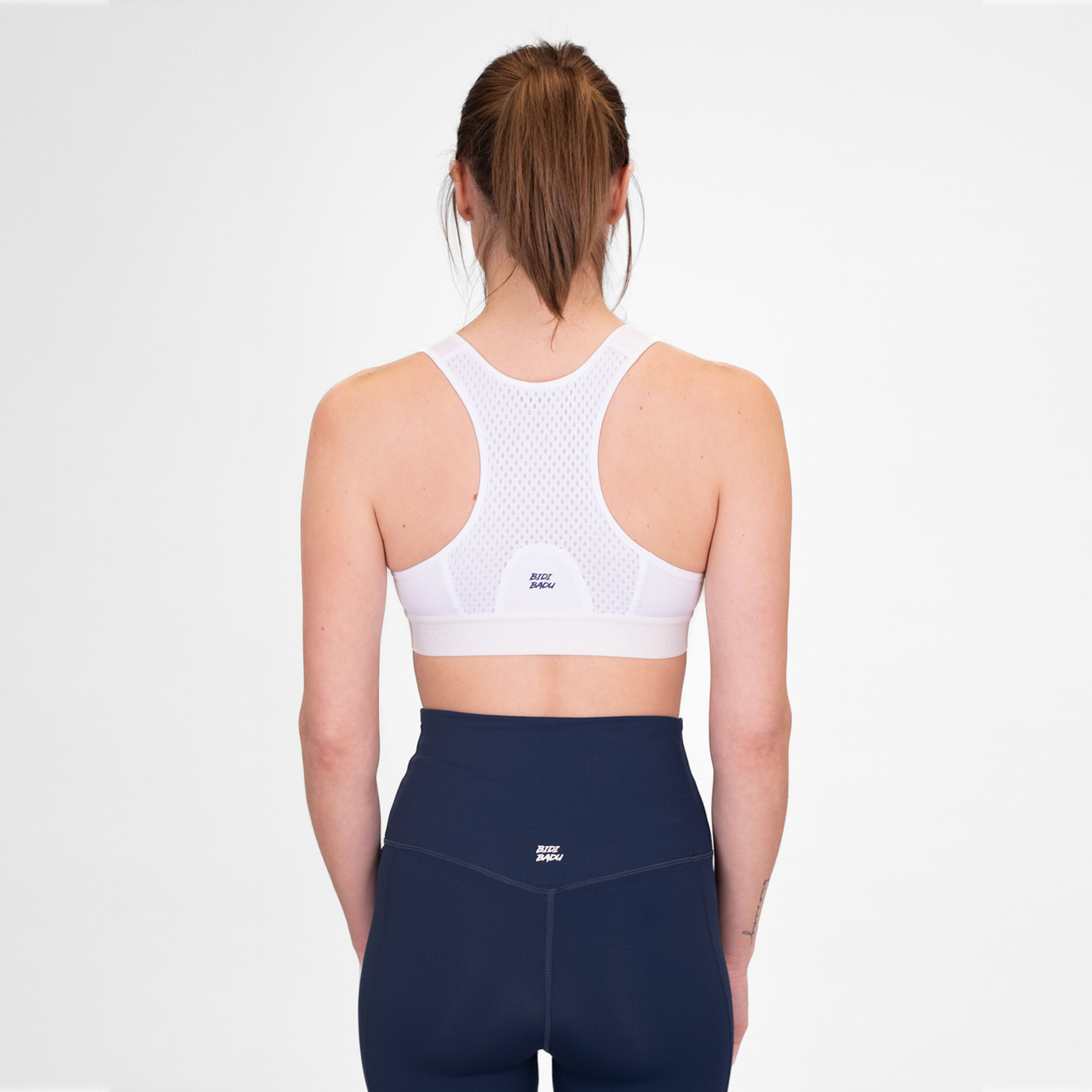 Crew High Support Sport-BH Damen - Weiß
