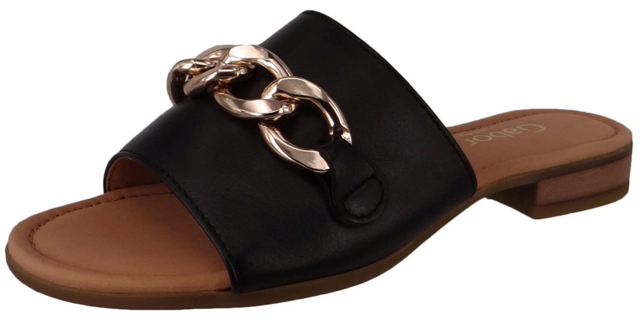 GABOR Komfort Sandalen schwarz