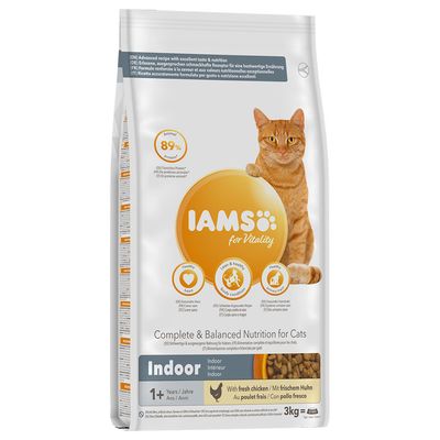 IAMS for Vitality Cat Adult Indoor Huhn