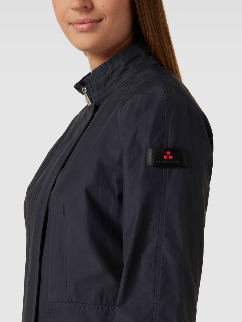 Jacke mit Pattentaschen Modell 'FASTAIA' in marineblau