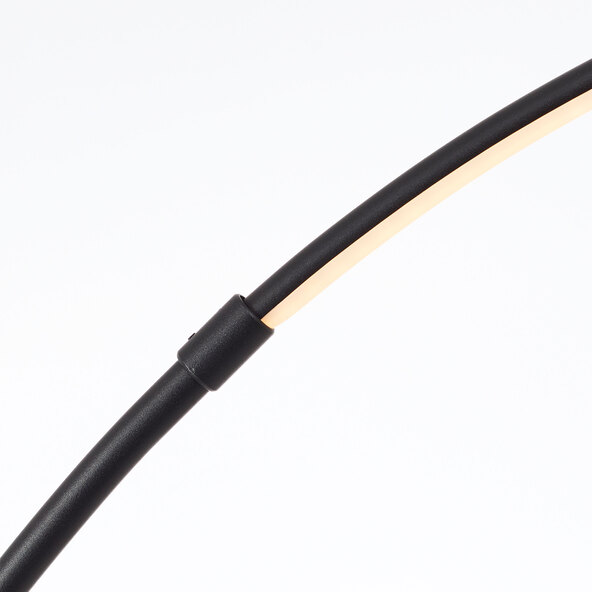 LED-Bogenleuchte Bow, schwarz