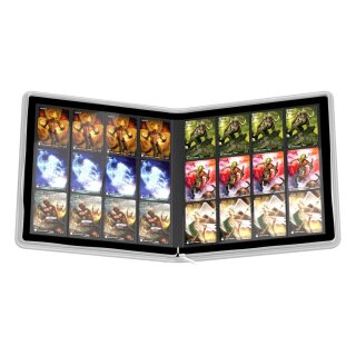 Ultimate Guard 12-Pocket QuadRow Zipfolio Xenoskin Weiß