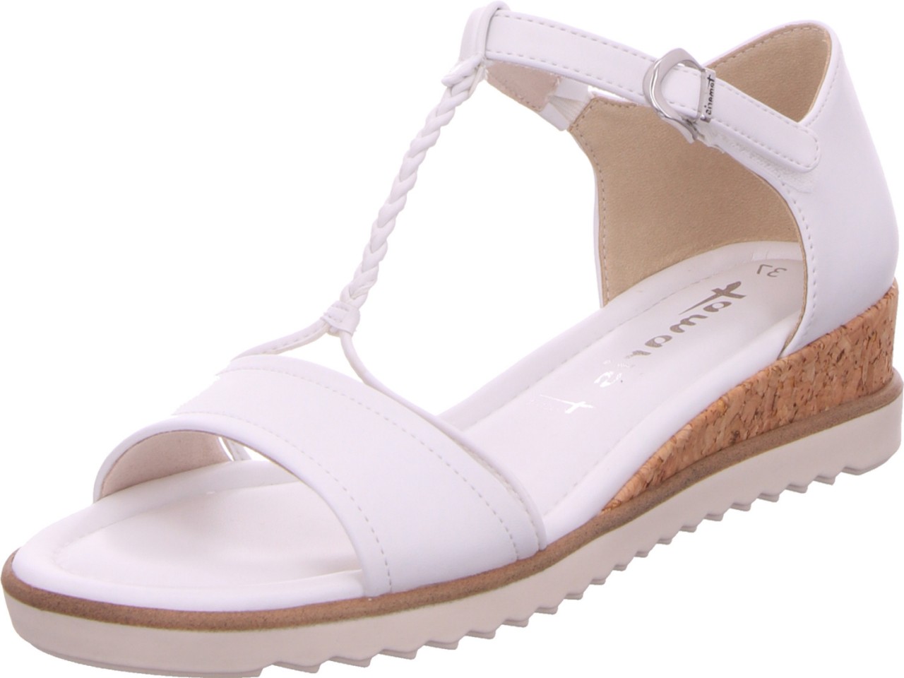 TAMARIS Klassische Sandalen weiss