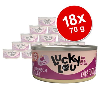 Lucky Lou Extrafood Filet in Brühe 18 x 70 g