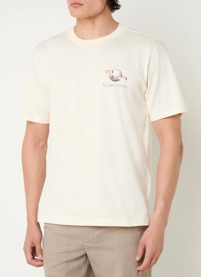 Filling Pieces Balance T-shirt with logo and back print