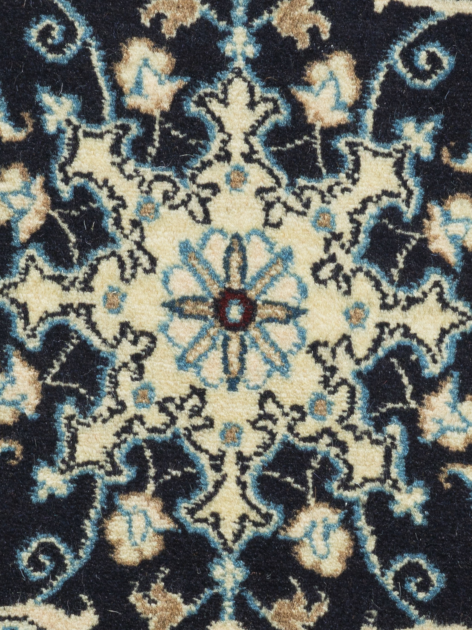 Kaschmar Nain 12 Lah ca. 60 x 90 cm, Unikat / Einzelstück