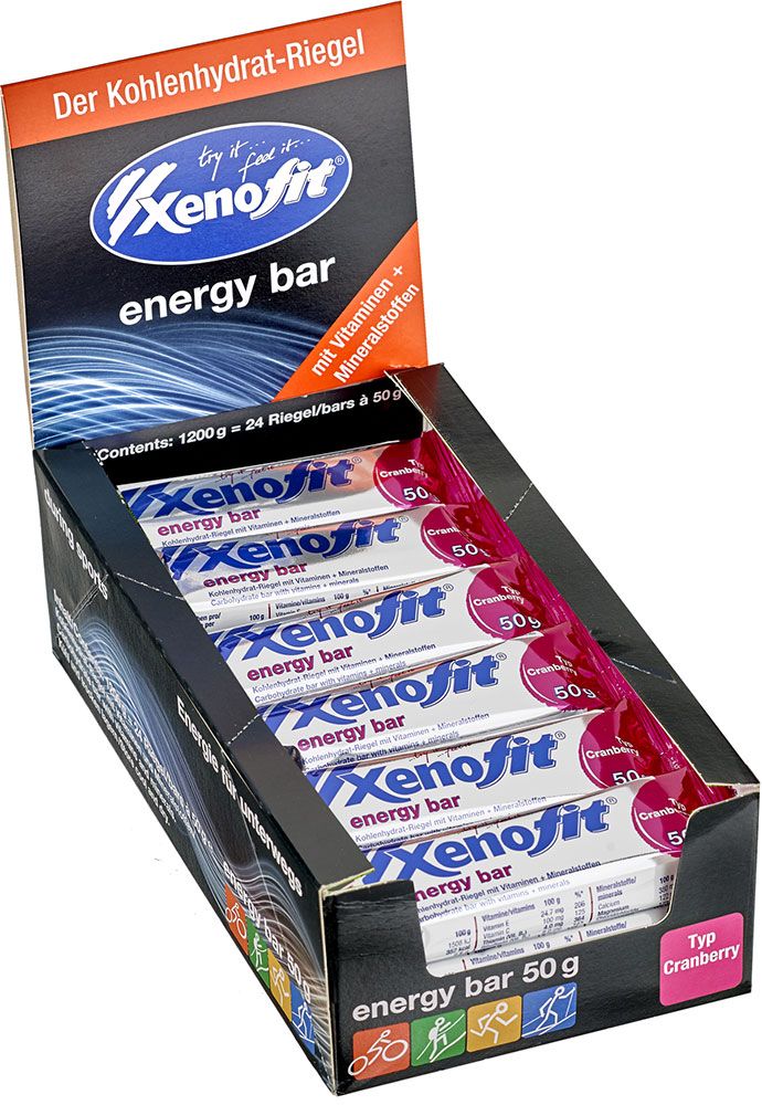 Xenofit Energy Bar 24x50g Box kaufen | Bike-Discount
