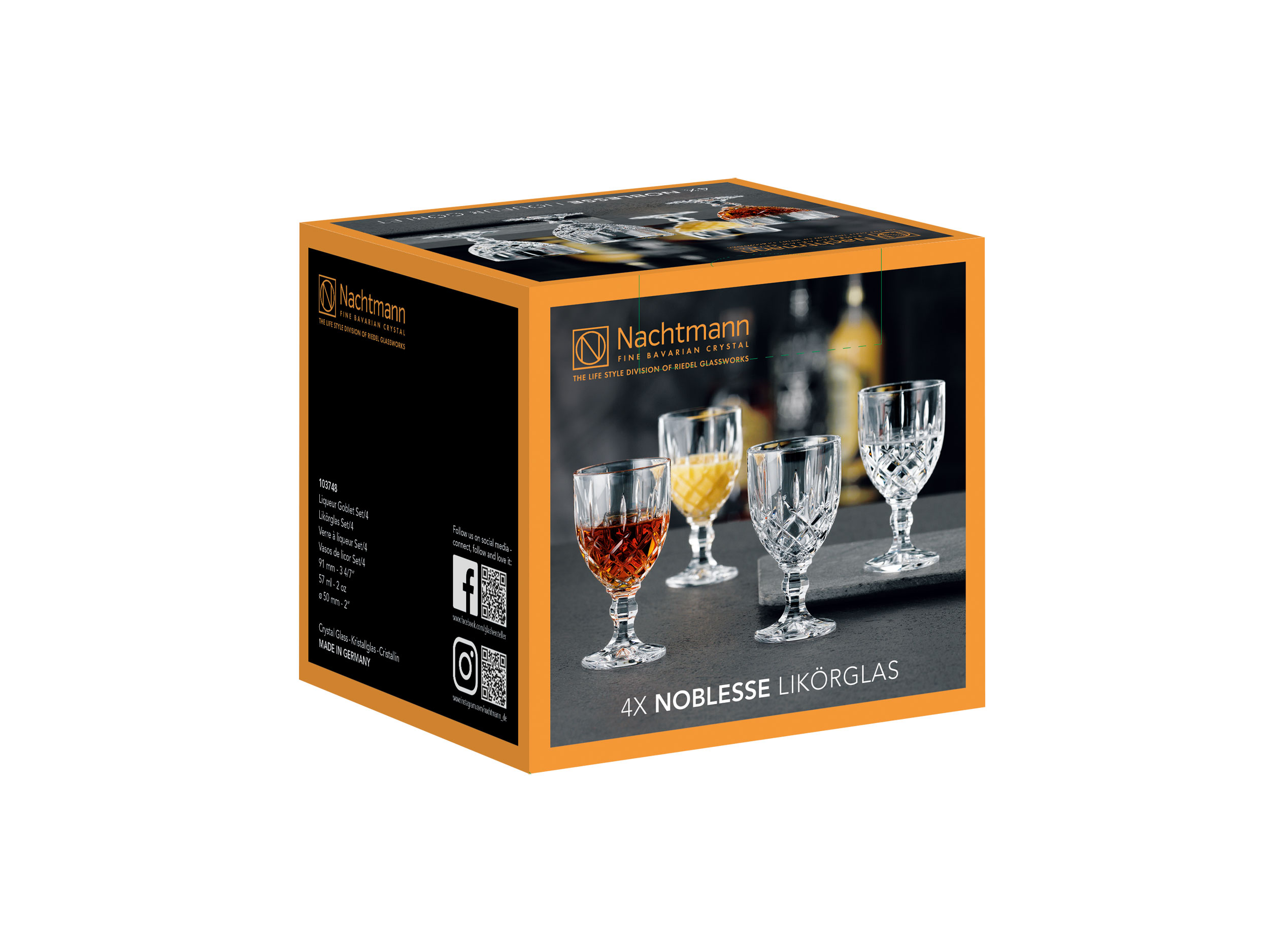 Nachtmann4er Likörglas 57ml