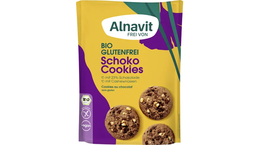 Alnavit Bio Schoko Cookies glutenfrei 125 g