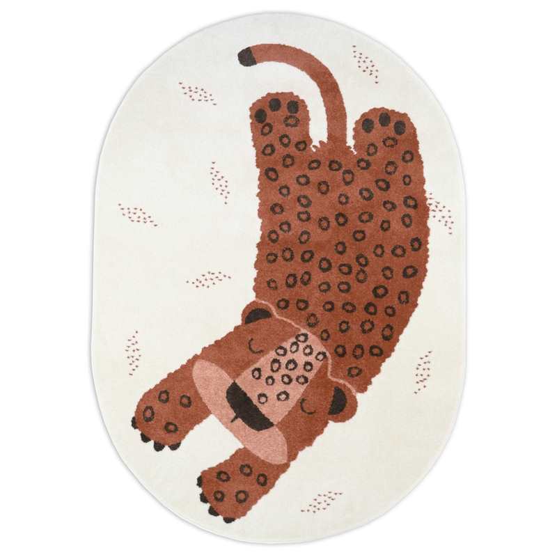 Tapis petit léopard 120x170cm KLEO SIENNA