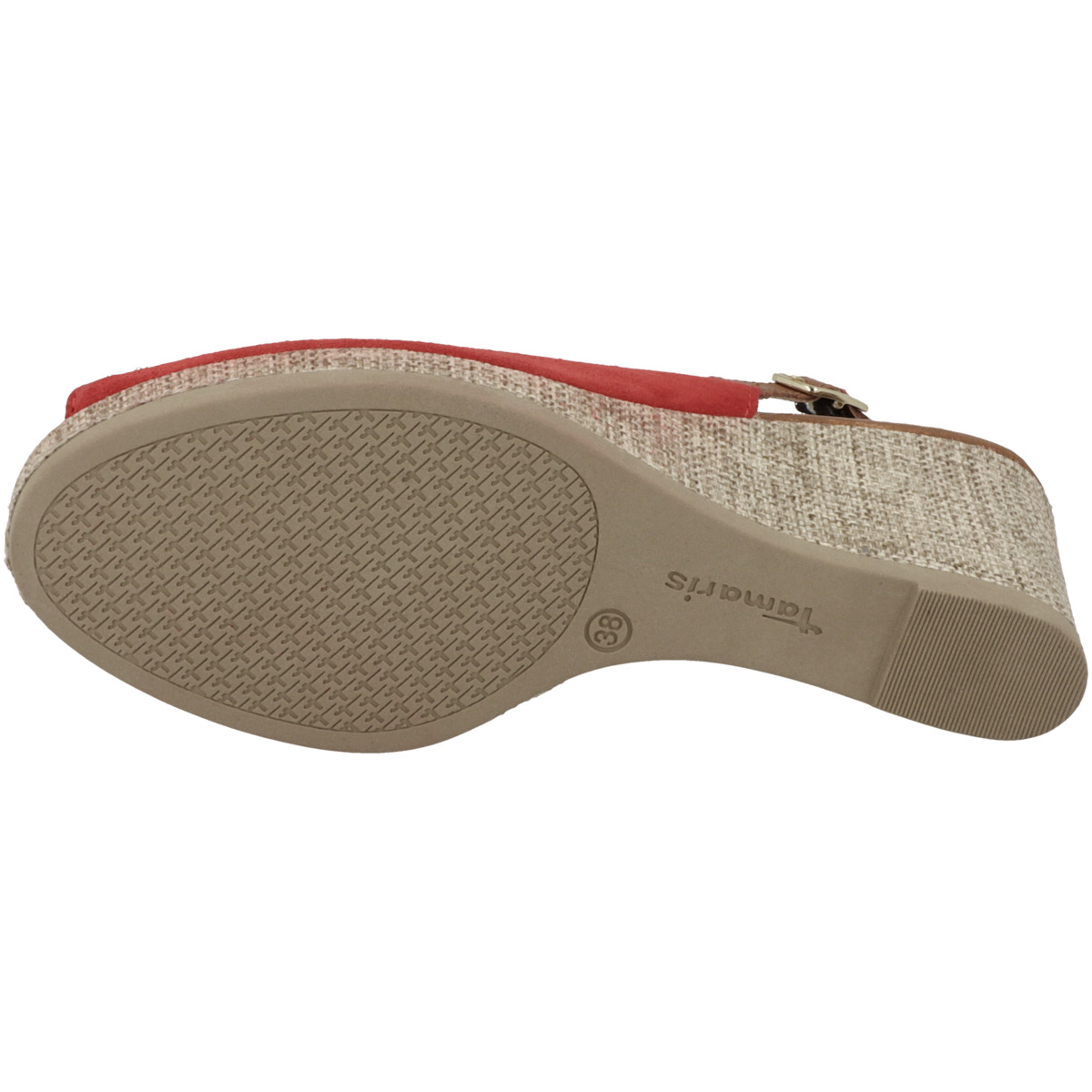 Tamaris 1-28375-20 Keilsandale rot