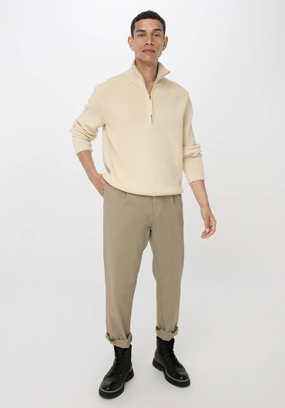 Troyer aus Bio-Merino und Bio-Baumwolle