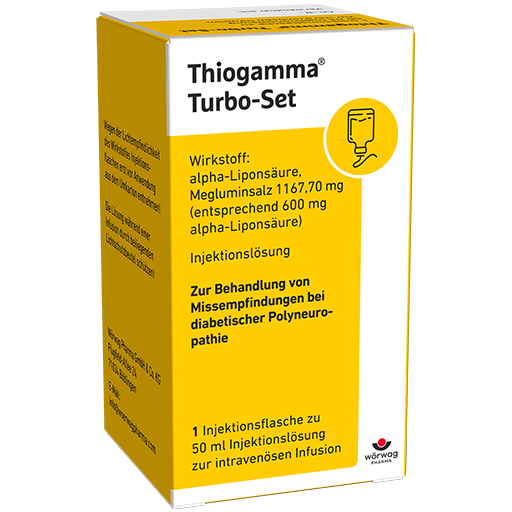 THIOGAMMA Turbo Set Pur Injektionsflaschen  50 ml  Injektionsflaschen