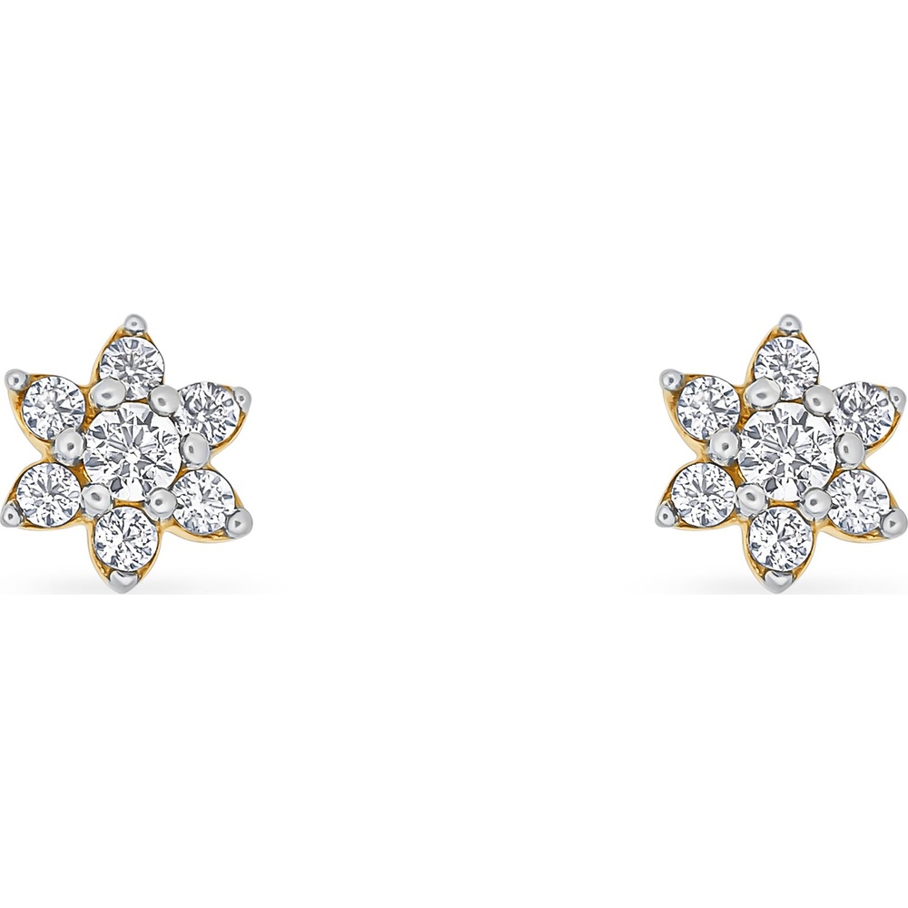 FAVS Boucles d'oreilles à fermoir à poussette 375 Or jaune Boucles d'oreilles