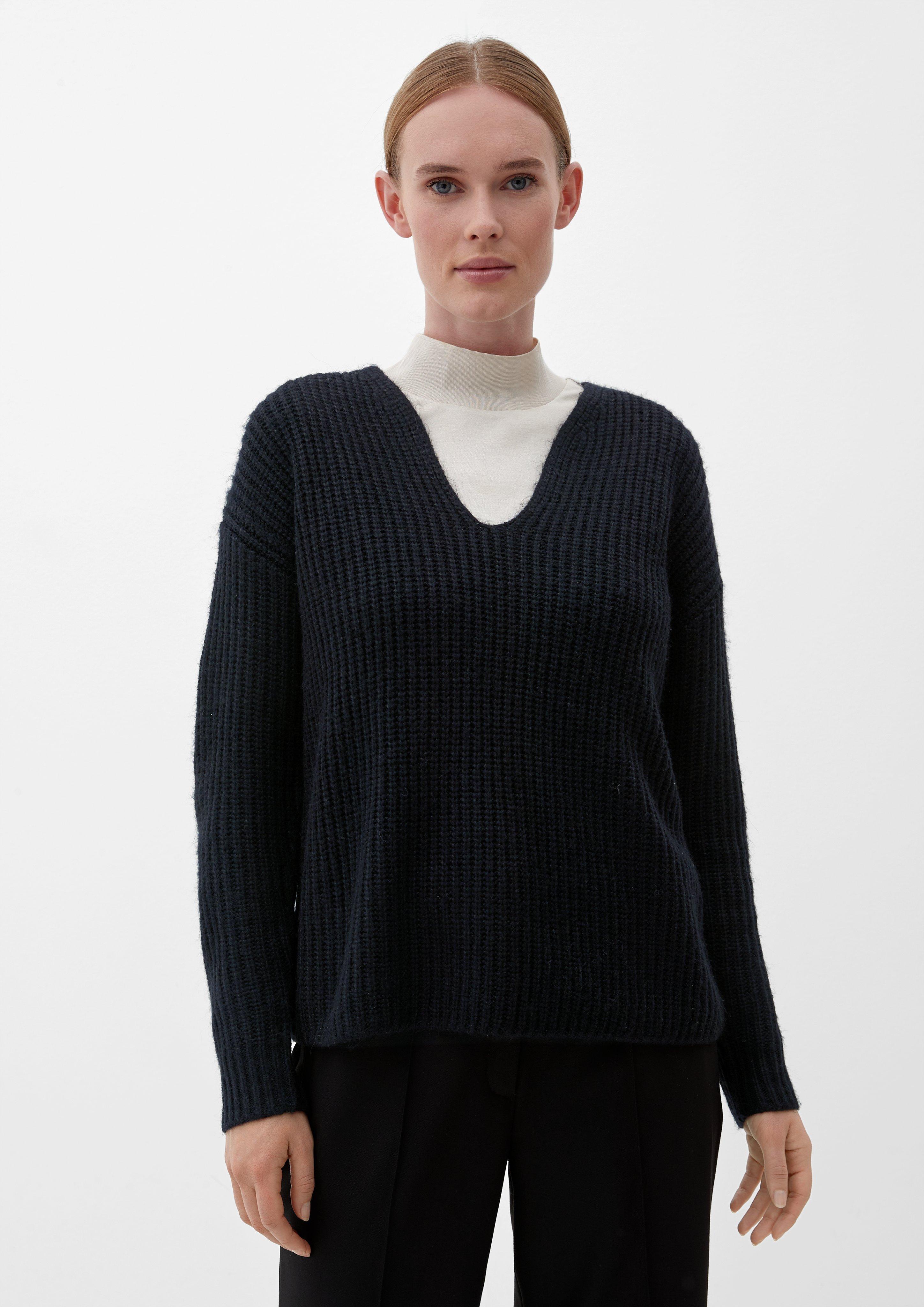 Strickpullover aus Alpakamix mit Wolle  2118802-9999