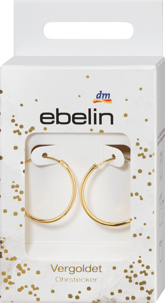 Creolen klassisch vergoldeter Modeschmuck, 2 St