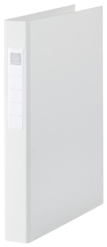 Exacompta Ringbuch DIN A4 Polypropylen 4 Ringe 25 mm Weiß