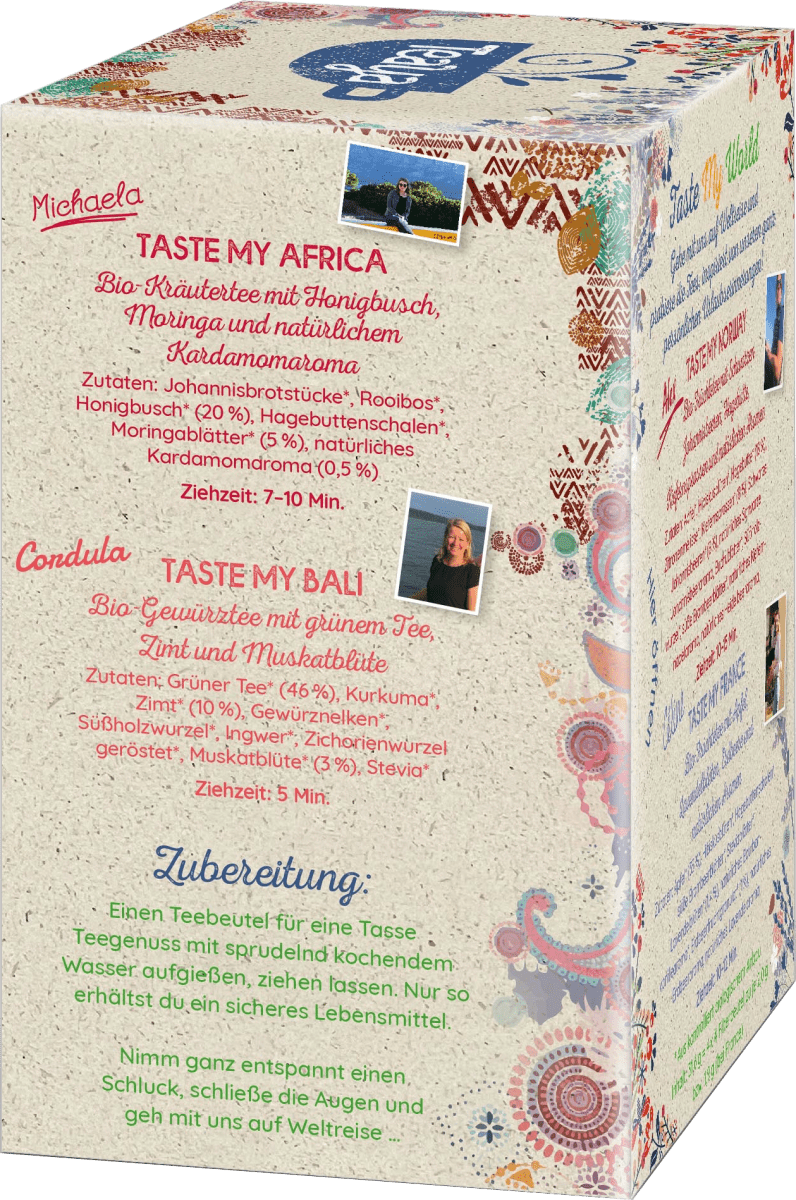 Teemischung \taste my world\