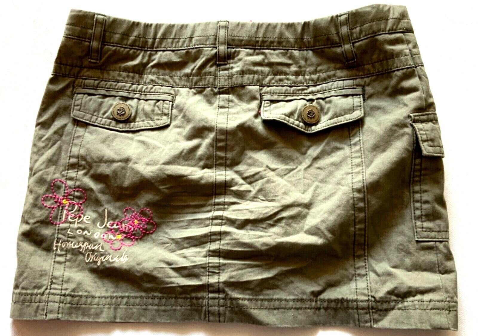 Pepe Jeans Hosenrock Pepe Jeans Kinder Mädchen Rocke, Oliv Baumwolle Mädchen Rock