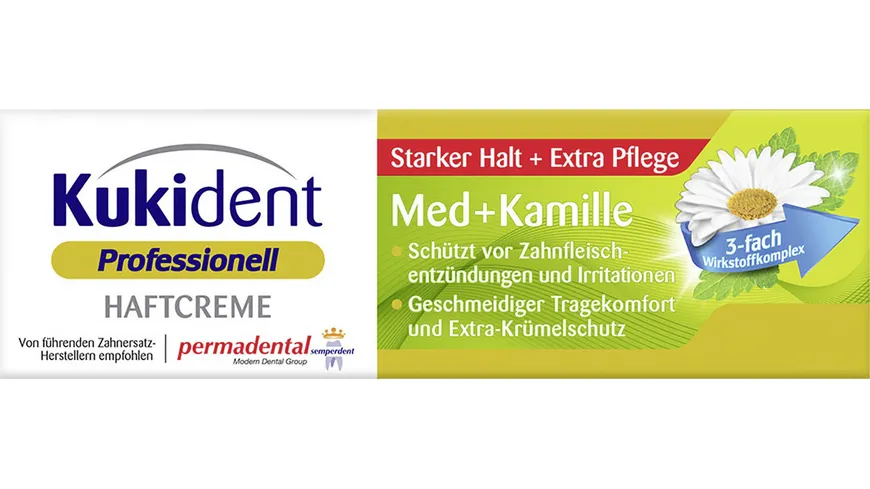 Kukident Haftcreme Med+Kamille 40 g