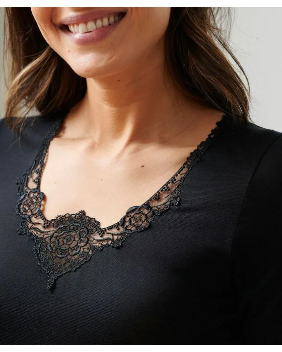 Tee-shirt manches courtes Thermolactyl 10% soie